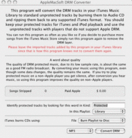 AppleMacSoft DRM Converter for Mac screenshot